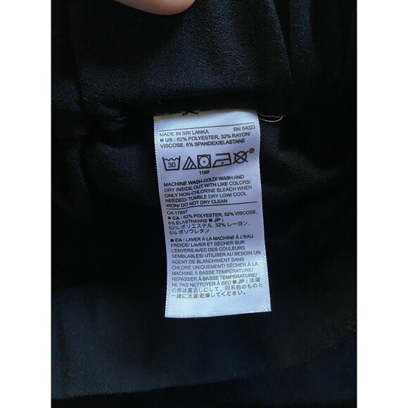 BANANA REPUBLIC Womens Size 2 Black Pull On Cropped Pants Pockets Summer#138 - Picture 4 of 7